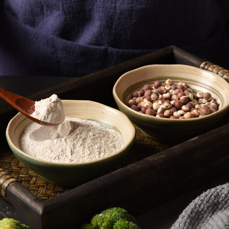 纯芡实粉熟芡实粉芡实米粉鸡头米粉即食可搭配红豆薏米山药粉