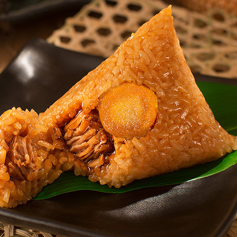 三珍斋粽子 真空蛋黄鲜肉粽100克×10只 端午节嘉兴特产团购包邮