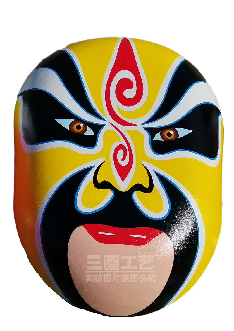 特大脸谱装饰中式艺术挂画火锅店餐厅墙壁挂件脸谱