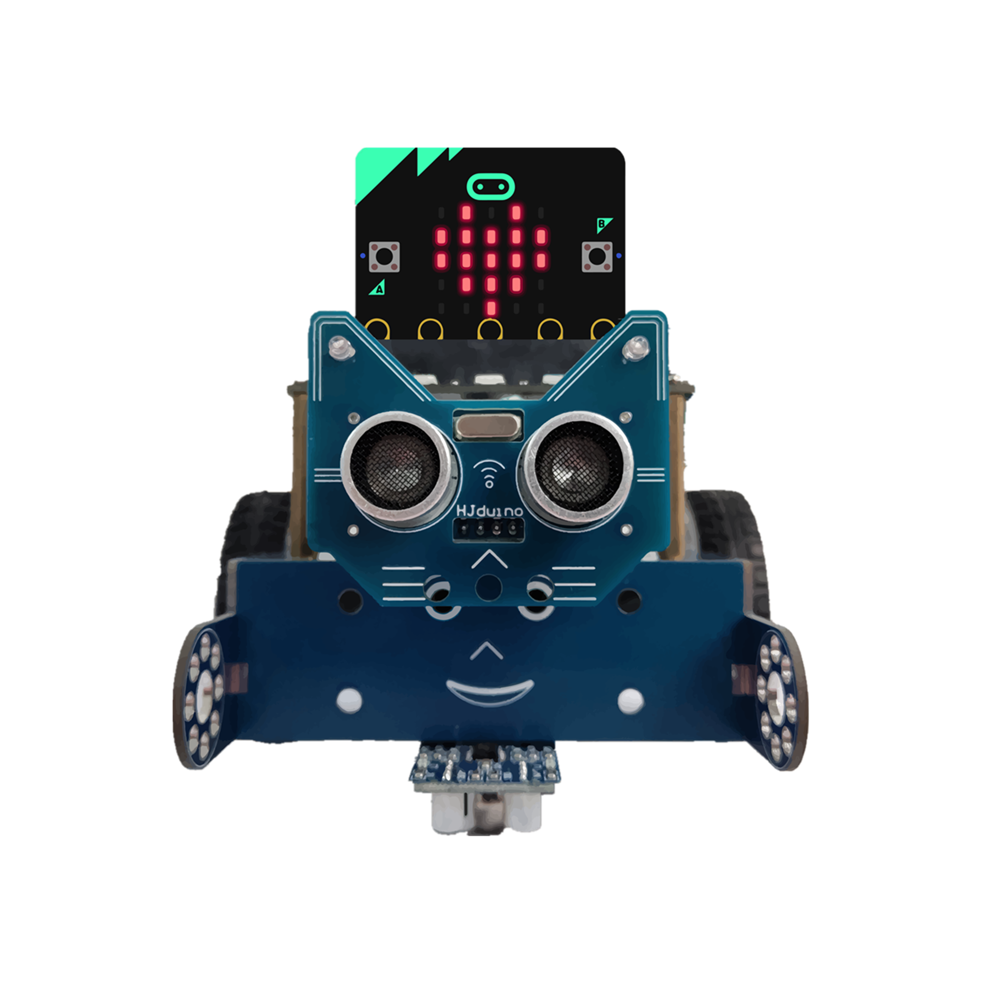 microbit慈光两轮机器猫机器人智能创客教育编程智能车