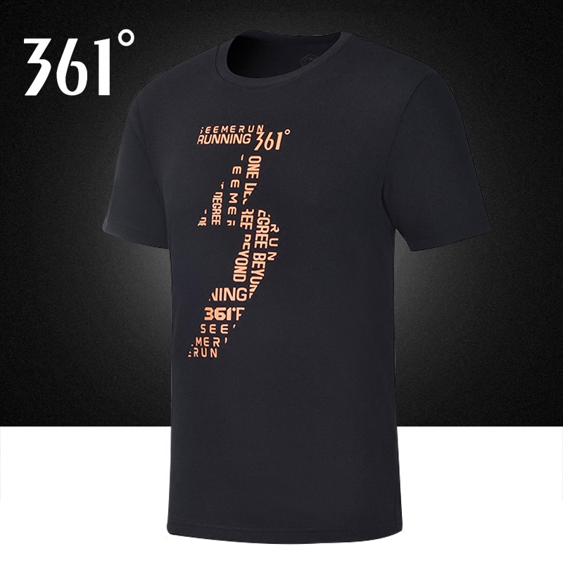 361 Short Sleeve Sports T-shirt Men's 2020 New Summer 361 Degree Breathable Summer Quick Drying Casual Sports T-shirt Men