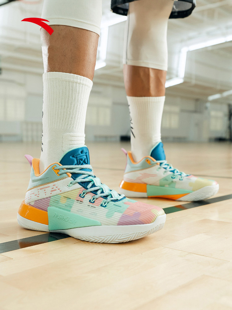 球鞋安踏篮球进击2代汤普森专业实战2021夏季篮球鞋