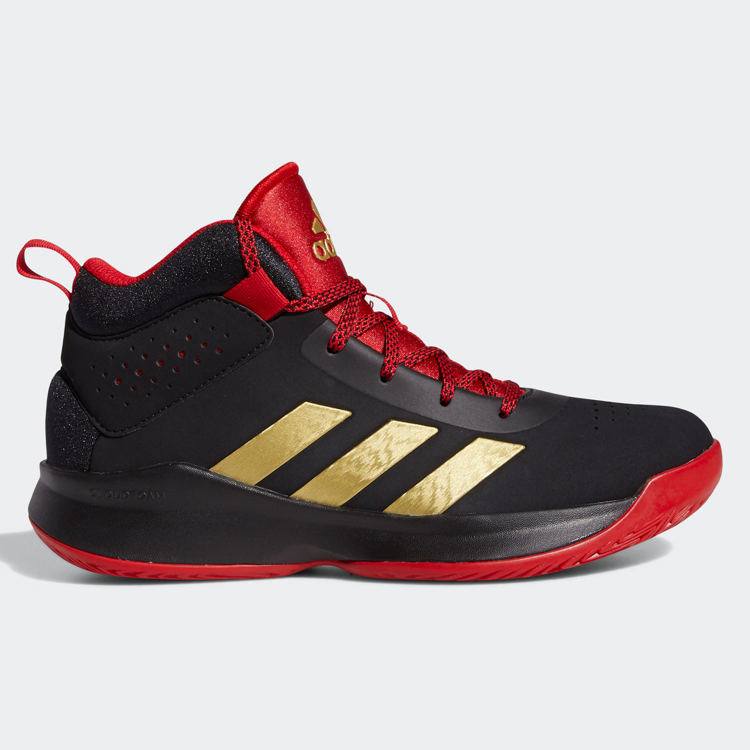 adidas阿迪达斯正品2021春季高帮篮球鞋大童耐磨运动鞋运动鞋