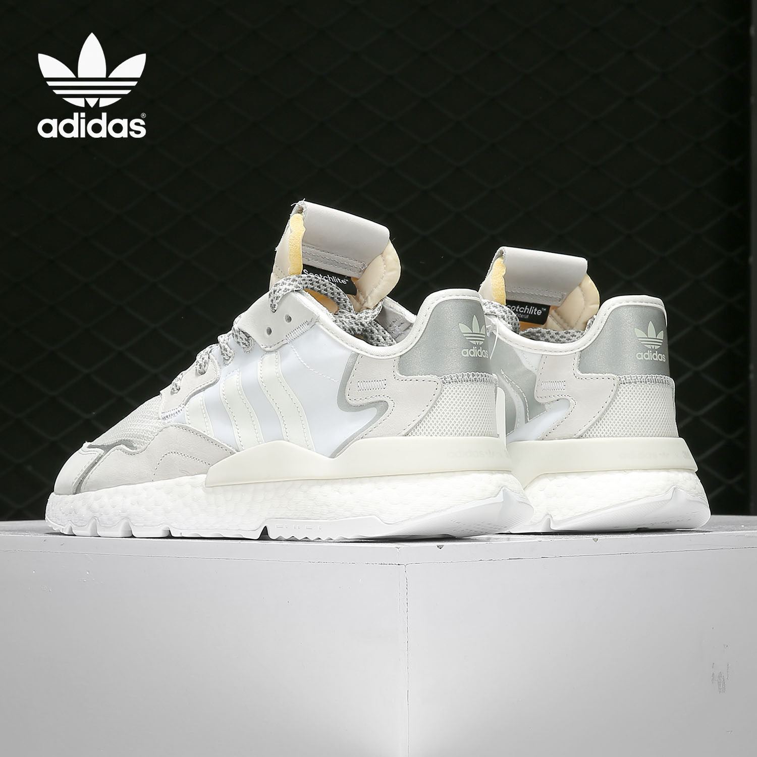 adidas阿迪达斯正品2020三叶草nitejogger男女经典ee5855运动休闲鞋