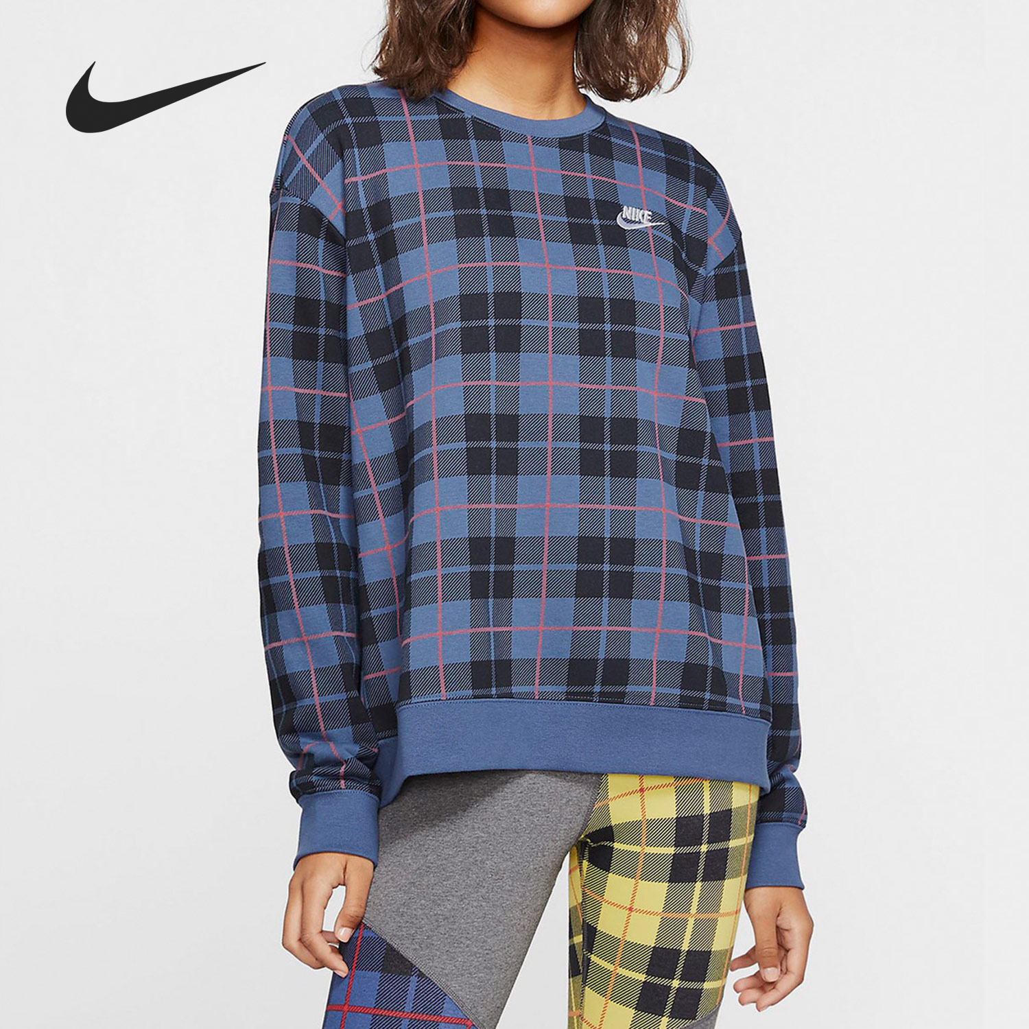 Nike/耐克正品 2020新款SPORTSWEAR 女子印花针织圆领上衣 CI5042