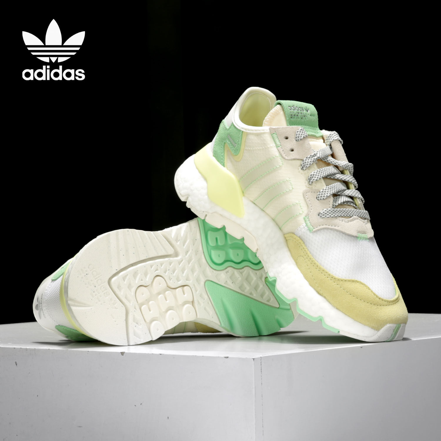 adidas阿迪达斯正品2020三叶草nitejogger男女经典运动鞋运动休闲鞋