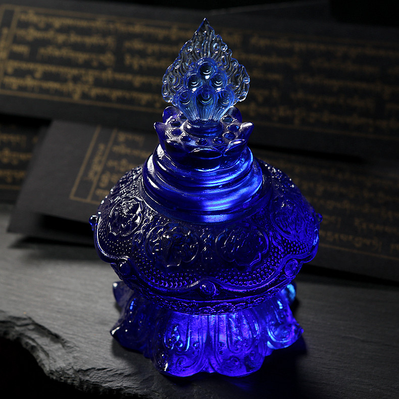 藏传密宗佛堂法器供瓶招财摩尼宝财神龙王供具摆件
