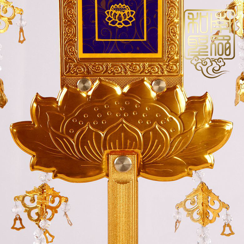 佛堂装饰供佛观音摆件宝幢法幢佛幢经幡璎珞摆件