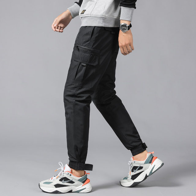 Down pants men's outer wear outdoor sports footwear overalls plus fat and thick winter men's plus size cotton pants down pants Down pants men's outer wear outdoor sports footwear overalls plus fat and thick winter men's plus size cotton pants down pants