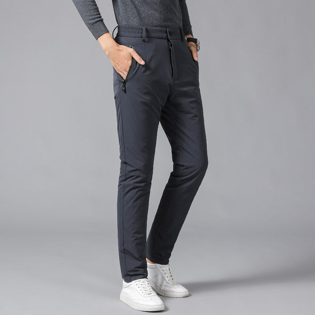 Down pants men's outer wear 2020 winter plus size young men's thick warm cotton pants outdoor sports white duck down pants Down pants men's outer wear 2020 winter plus size young men's thick warm cotton pants outdoor sports white duck down pants