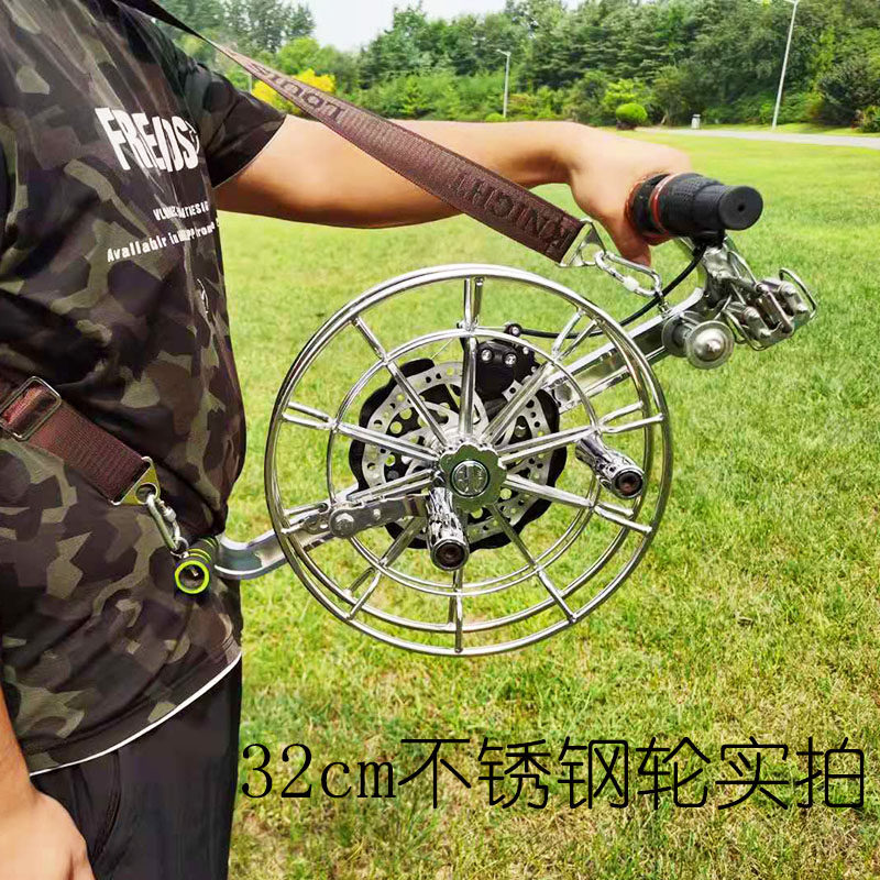 风筝线轮胜利不锈钢背带大型成人加长耐用套餐更多风筝配件