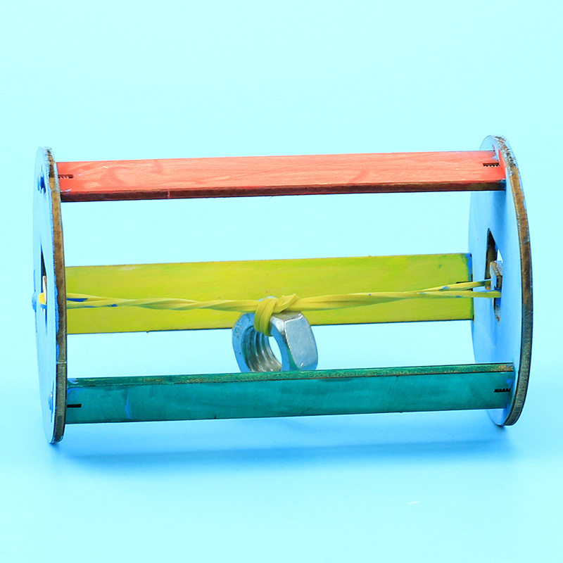 小学生科学实验胡克滚轮diy科技制作小发明手工自制科学实验