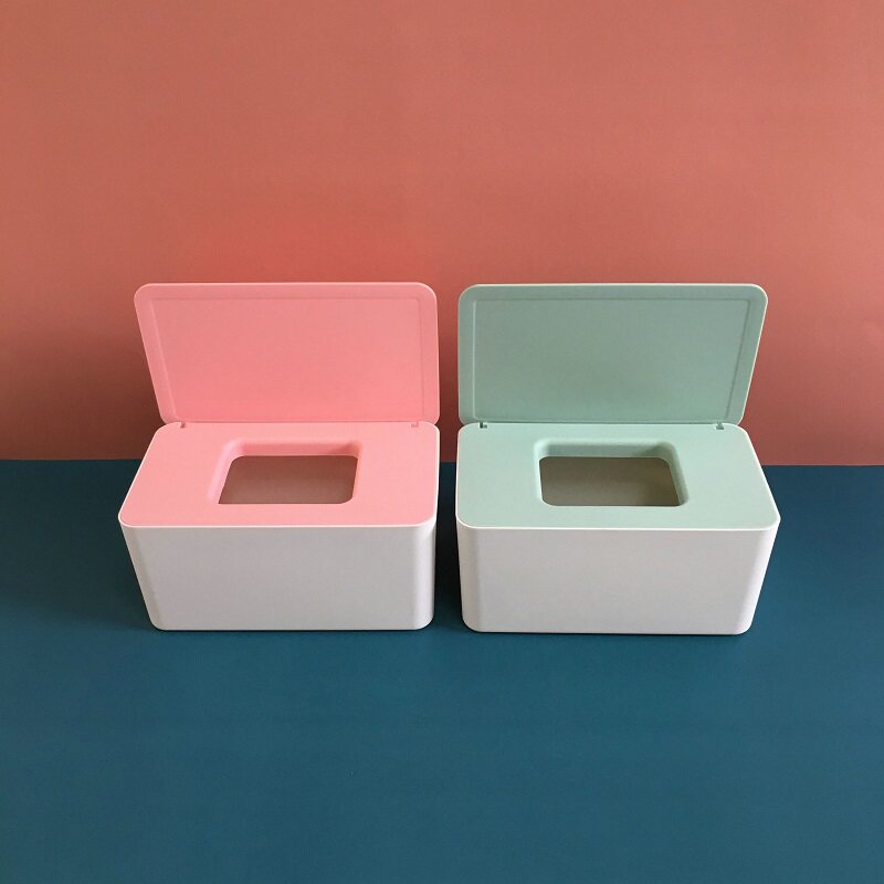 纸巾客厅桌面密封湿巾收纳盒抽纸盒家用防尘纸巾盒