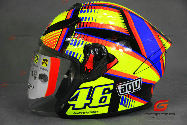 大淘之星agv摩托车头盔k5jet日月花双镜片半盔摩托车头盔