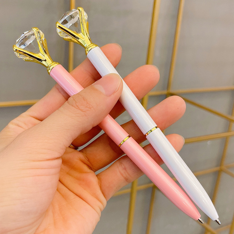 石笔精致钻石广告笔批发中性笔权杖笔签名笔宝石圆珠笔