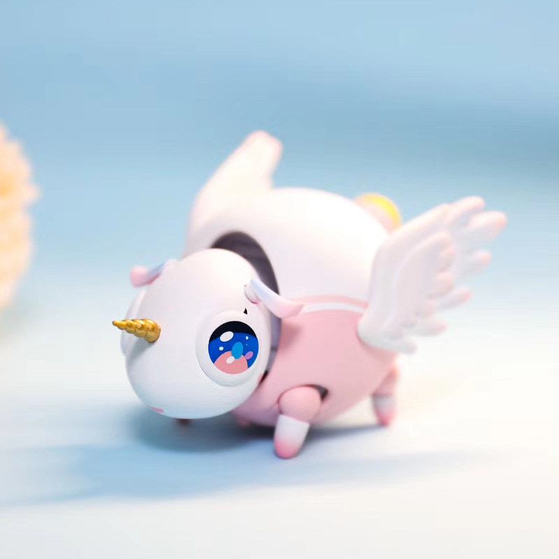 kemo黄油猫萌宠爬爬好运连绵电动自走小羊玩具机关羊菲菲盲盒摆件