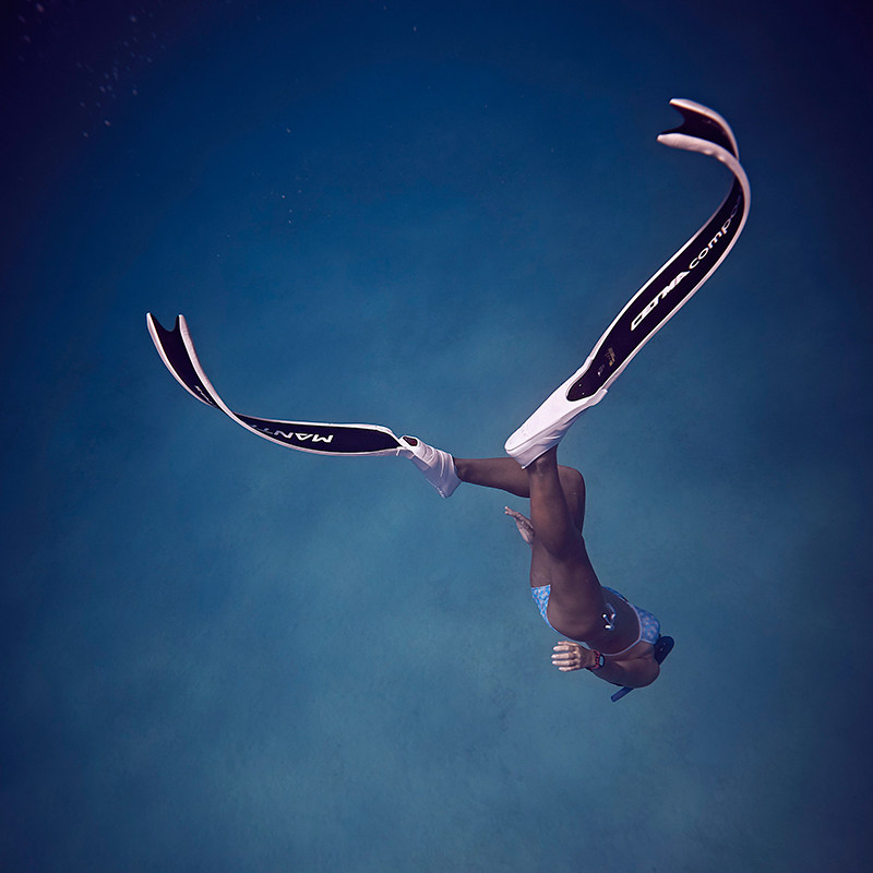 意大利cetma mantra自由潜长脚蹼纯碳纤维男女专业潜水蛙鞋