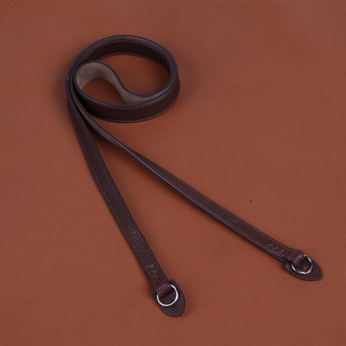 camin植鞣牛皮微单单反相机背带真皮肩带适用富士相机背带