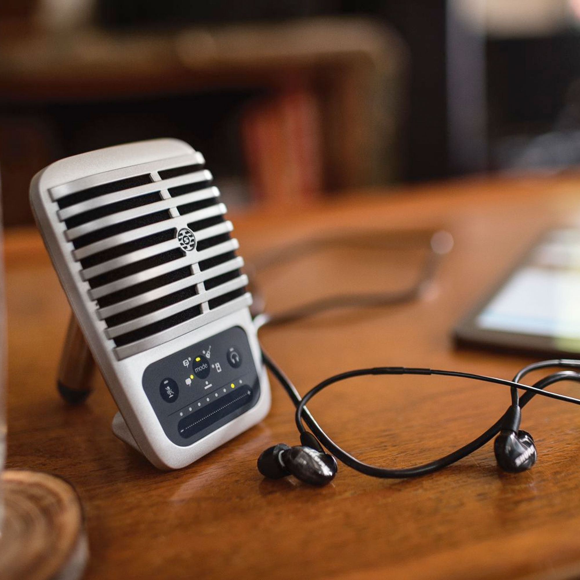 话筒shure直播大振数字便携全套设备配音usb麦克风