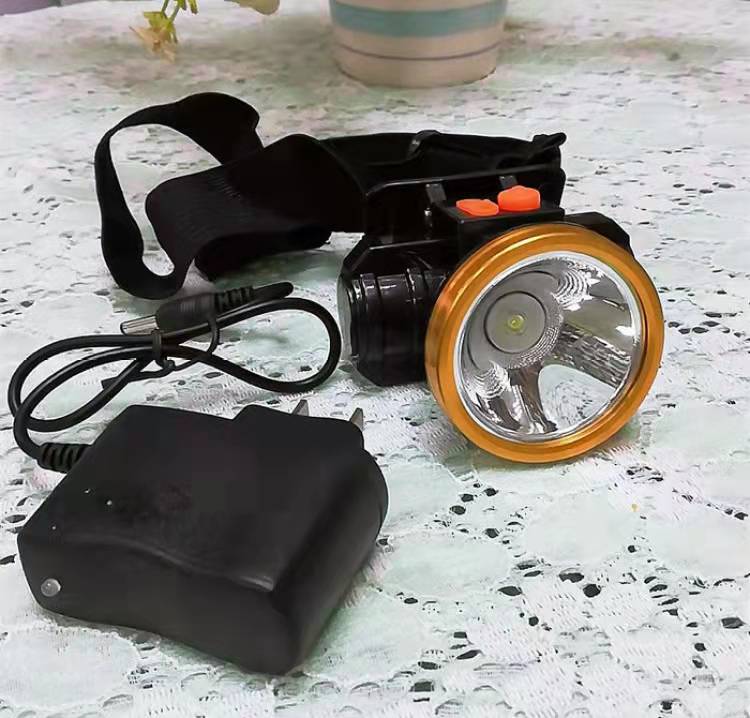 泰格信9051强光led塑料充电户外野营钓鱼便携式头灯
