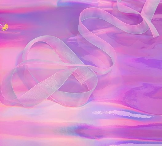 diy少女渐变粉色双色彩色雪纺丝带绑带绸缎丝带