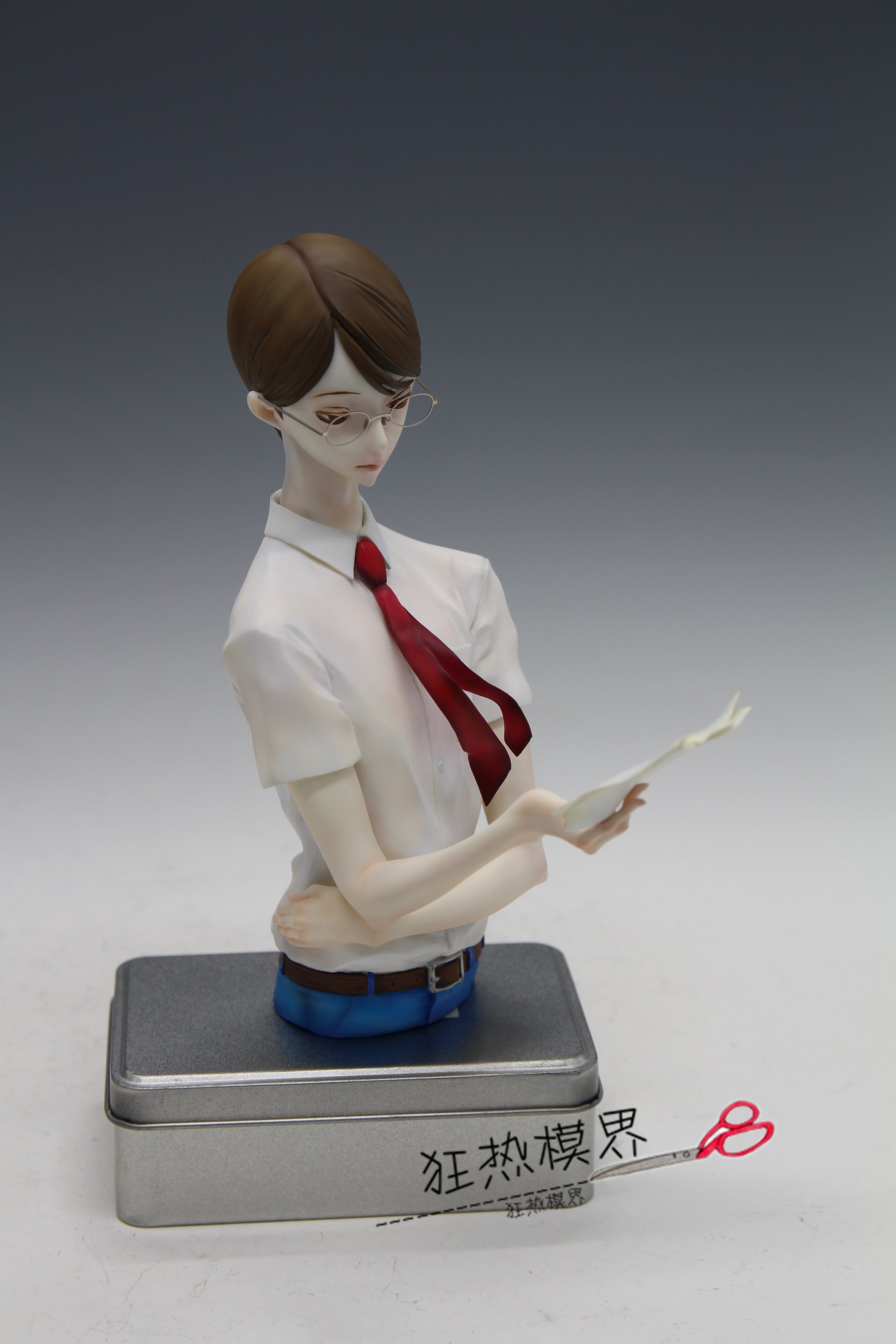 狂热模界同级生草壁佐条利人2人半身手办代工手办