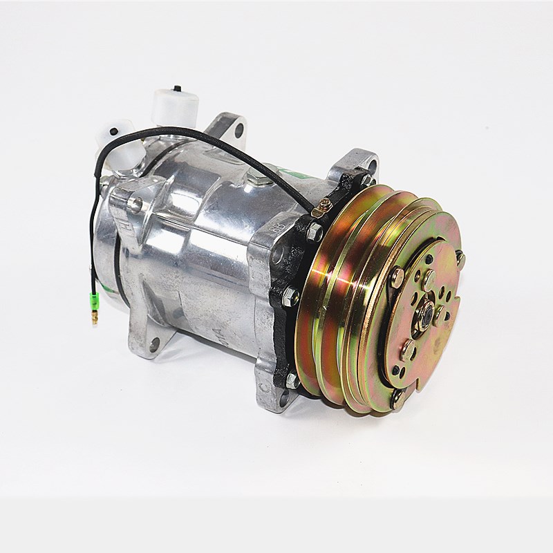 汽车空调压缩机工程车货车收割机专用气泵12v24v压缩机及空调部件
