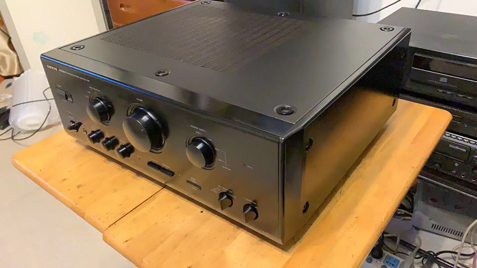 二手日本原装进口安桥 onkyo a-807 两声道纯功放家用音响功放机