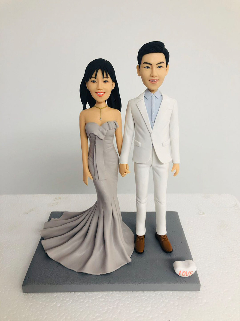 泥人真人定制软陶人偶粘土泥塑捏人像礼物玩偶真手办公仔q版订制