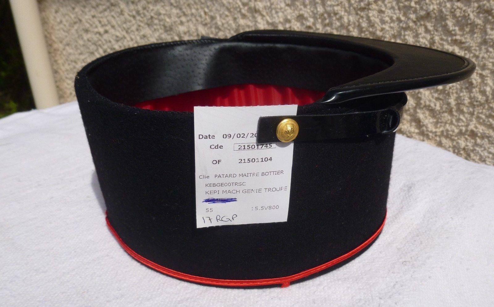 法军公发法国外籍兵团陆军大檐帽尉官经典kepi帽桶帽