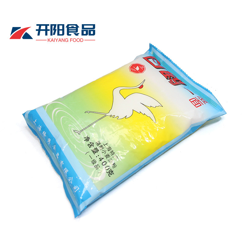 白鹤一澄面400g*40包 澄粉小麦淀粉水晶冰皮月饼勾芡 多省包邮