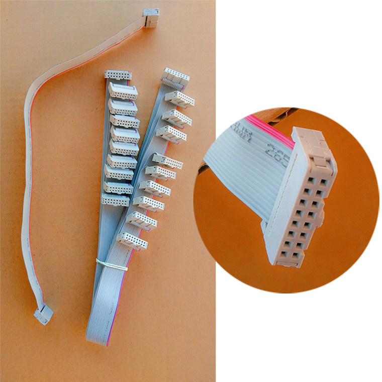 led显示屏排线通用16p针脚脚链接线维修替换led显示屏