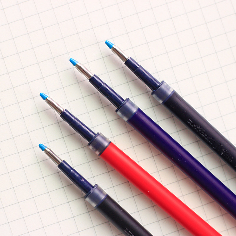 日本三菱umn-152中性笔uniball按动式水笔0.