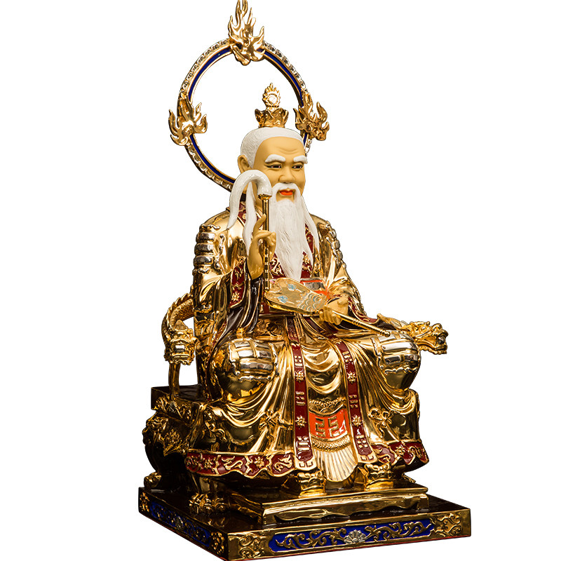 台湾太上祖师天尊道德灵宝元始老君盛凡金太上摆件