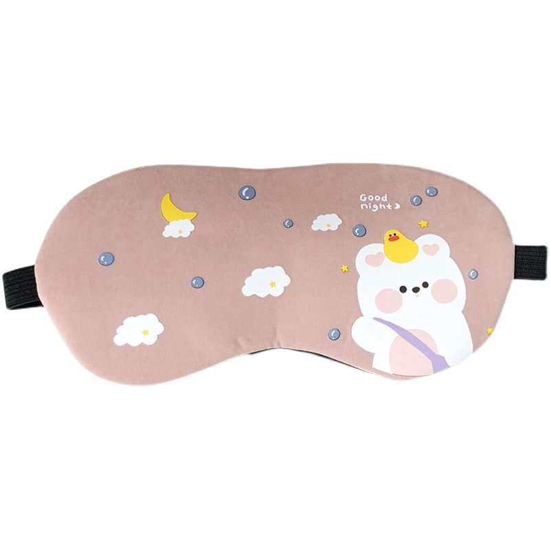 眼罩可爱卡通女冷热敷睡眠缓解眼疲劳学生儿童眼罩