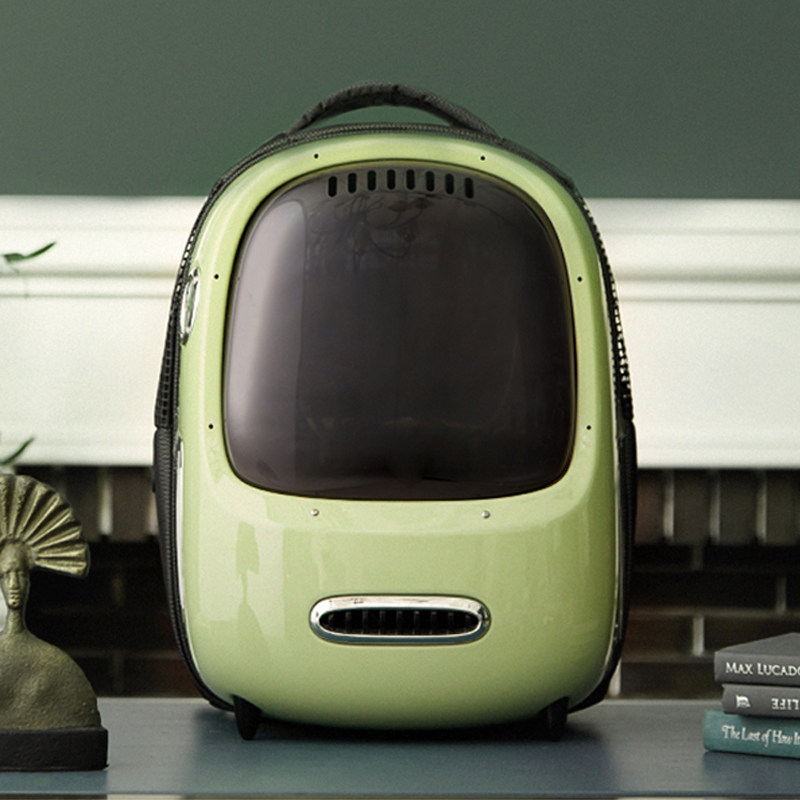 背包小佩petkit新风外出航空箱便携双肩包透明换气背包