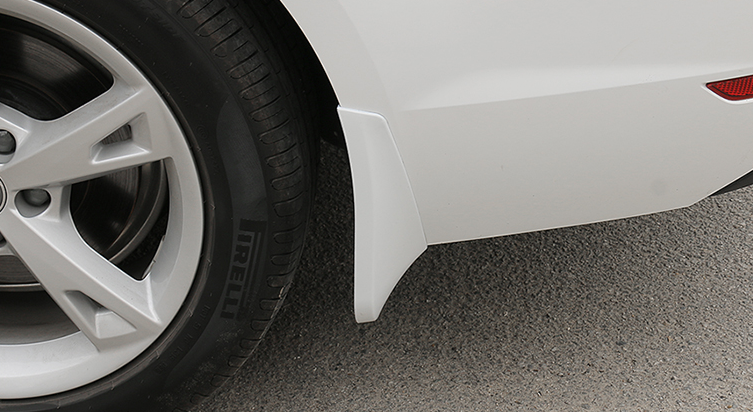 a4l适用于奥迪17-18款新挡泥板烤漆打孔挡泥挡泥板