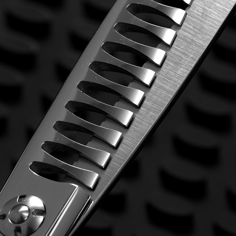 品川a15t日本专业理发剪刀 鱼骨发刀15齿无痕牙剪发型师打薄剪35%