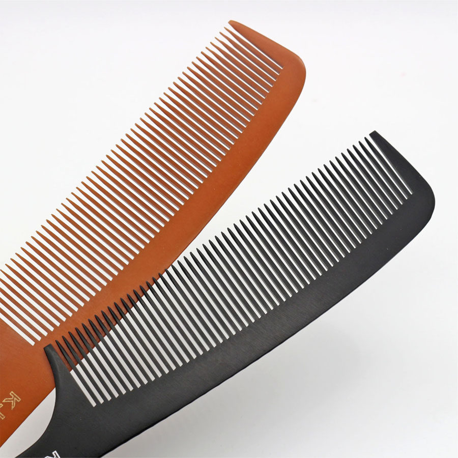 kh理发店推剪电木木梳防静电剪发超薄男发平头梳子