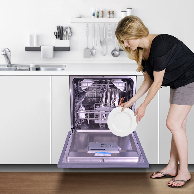 洁尔wangel智能洗碗机消毒家用全自动嵌入式大容量刷碗机洗碗机