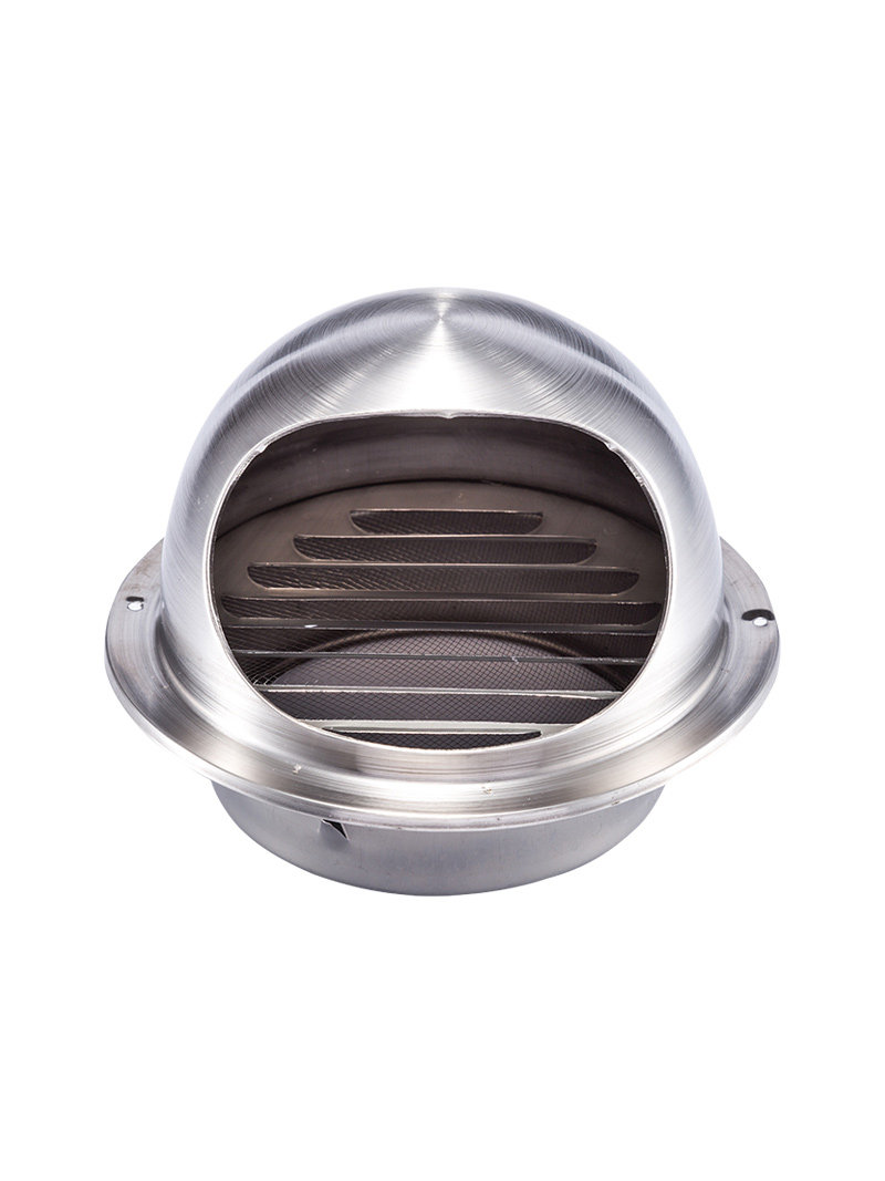 排气口加厚不锈钢风帽外墙通风防风防尘厨房油机室内新风系统