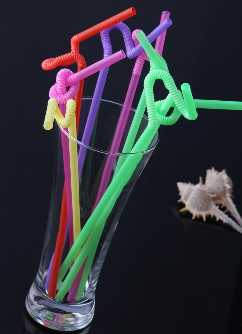 吸管一次性加厚吸管艺术饮料吸管花样吸管酒吧ktv吸管80根/包