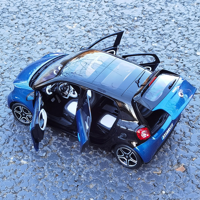 norev118奔驰smartforfour斯玛特合金汽车模型车模收藏