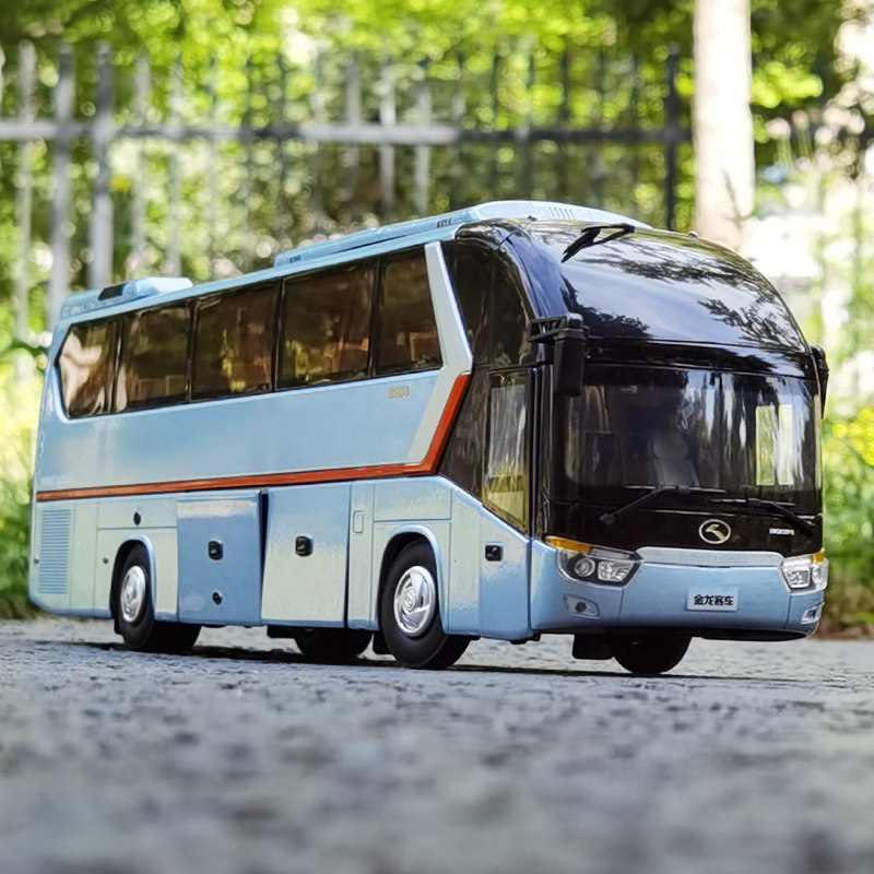 模型原厂厦门金龙仿真合金客车大巴公交车车模车模