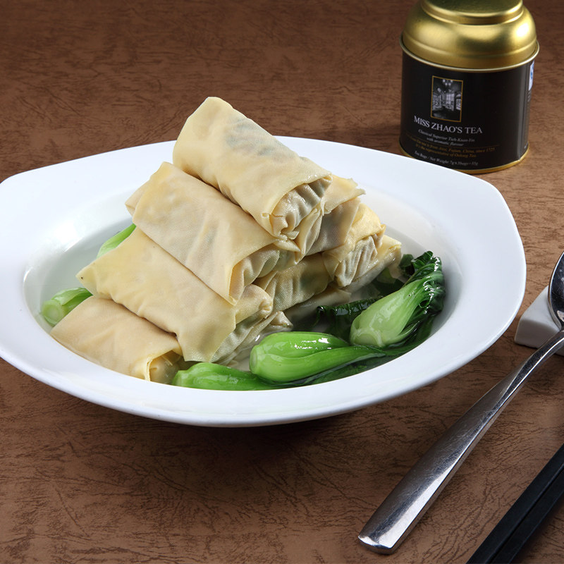 半成品新雅粤菜菜馆千张2盒速冻猪肉肉馅蒸菜速食菜