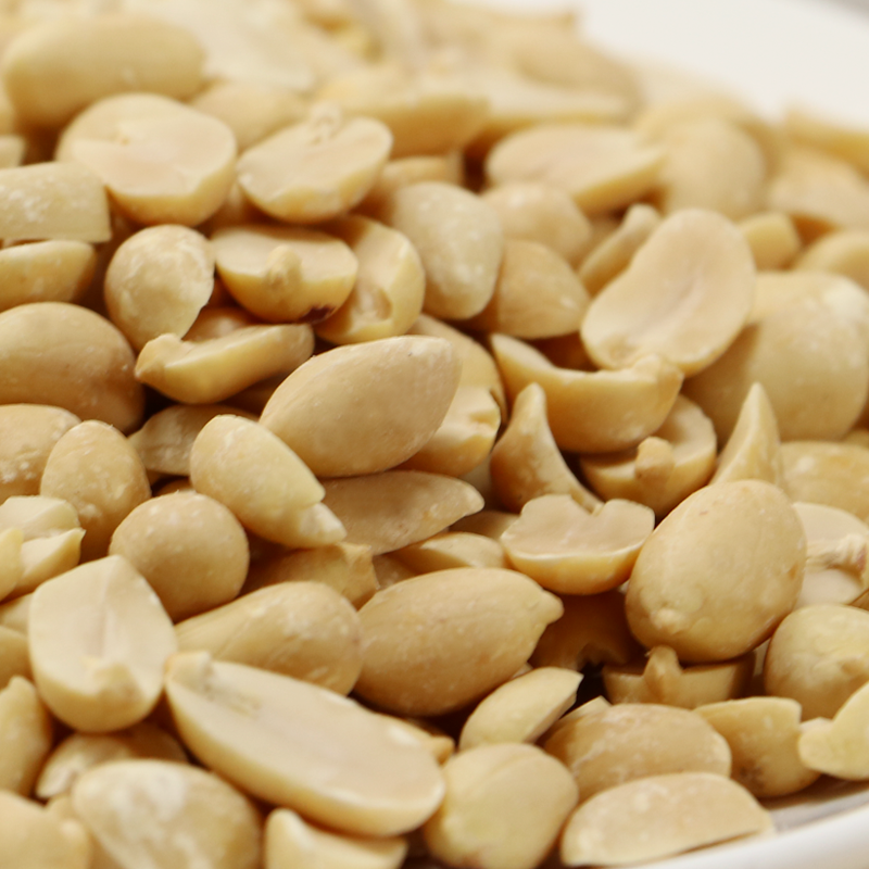 脱皮花生奶茶仁整颗去皮小粒花生米红皮四粒5斤花生