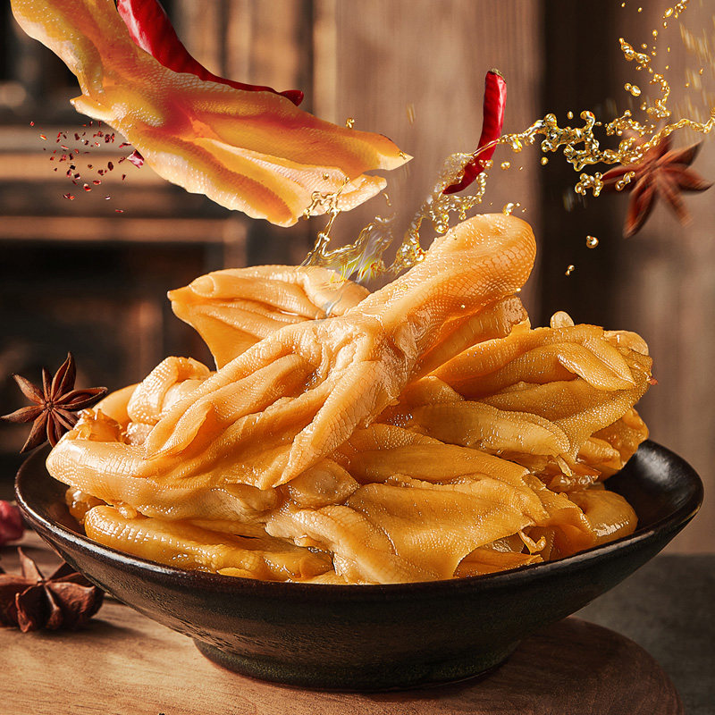 修文去骨鸭掌500g鸭货即食熟食小包包装休闲鸭肉零食