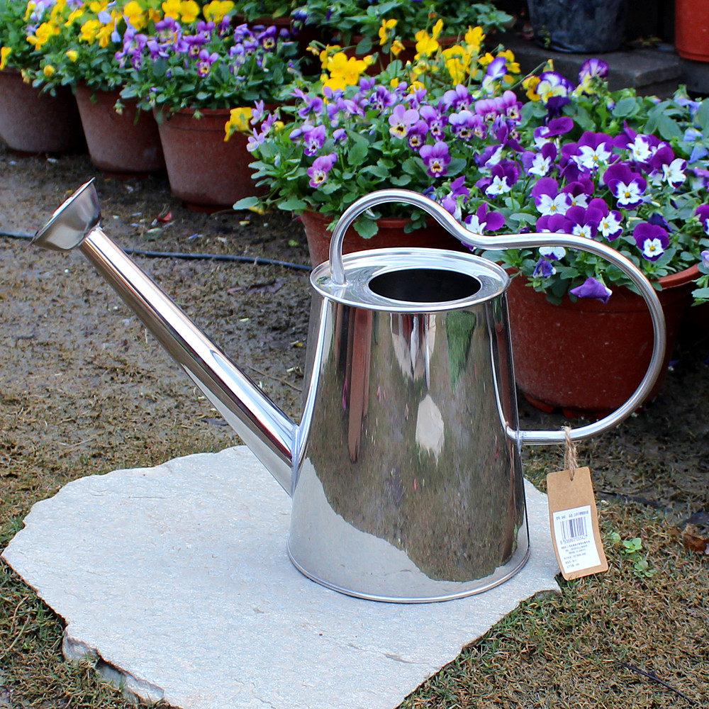 水壶浇水包邮沃施4.5l不锈钢洒水阳台浇花花洒洒水