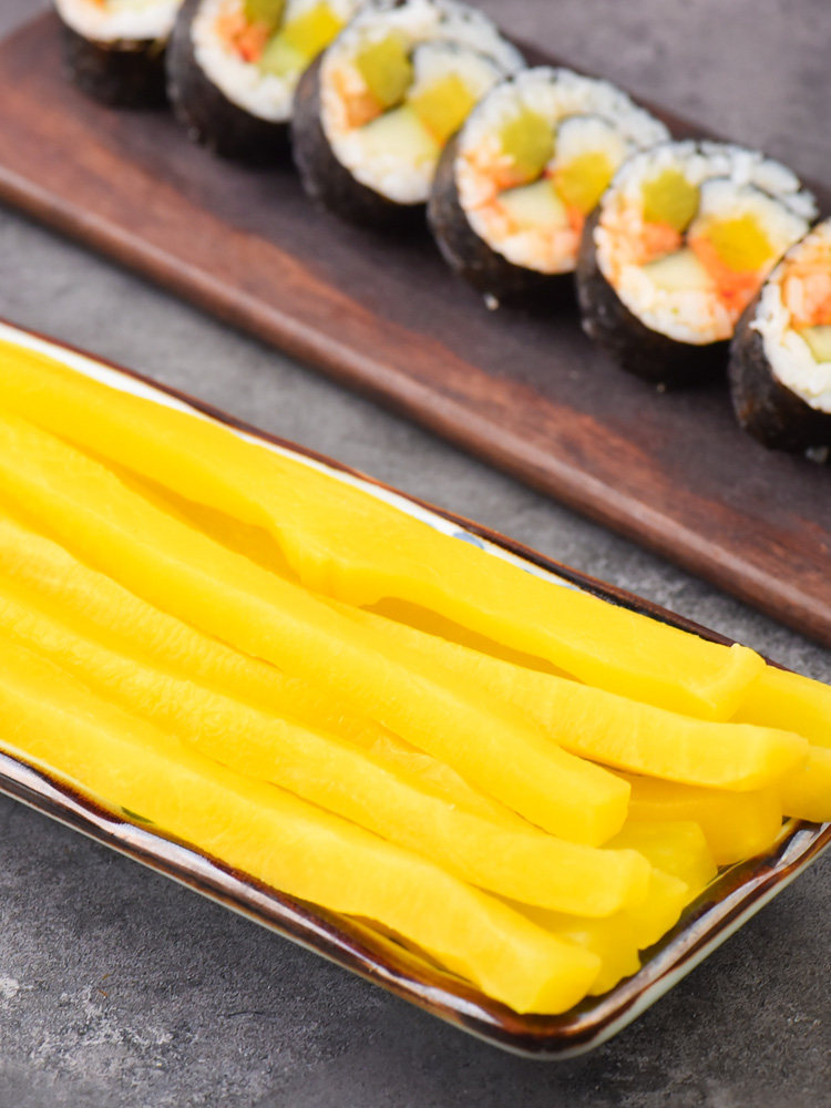 光庆寿司萝卜条200g日式调味萝卜寿司材料食材紫菜包饭套餐大根条