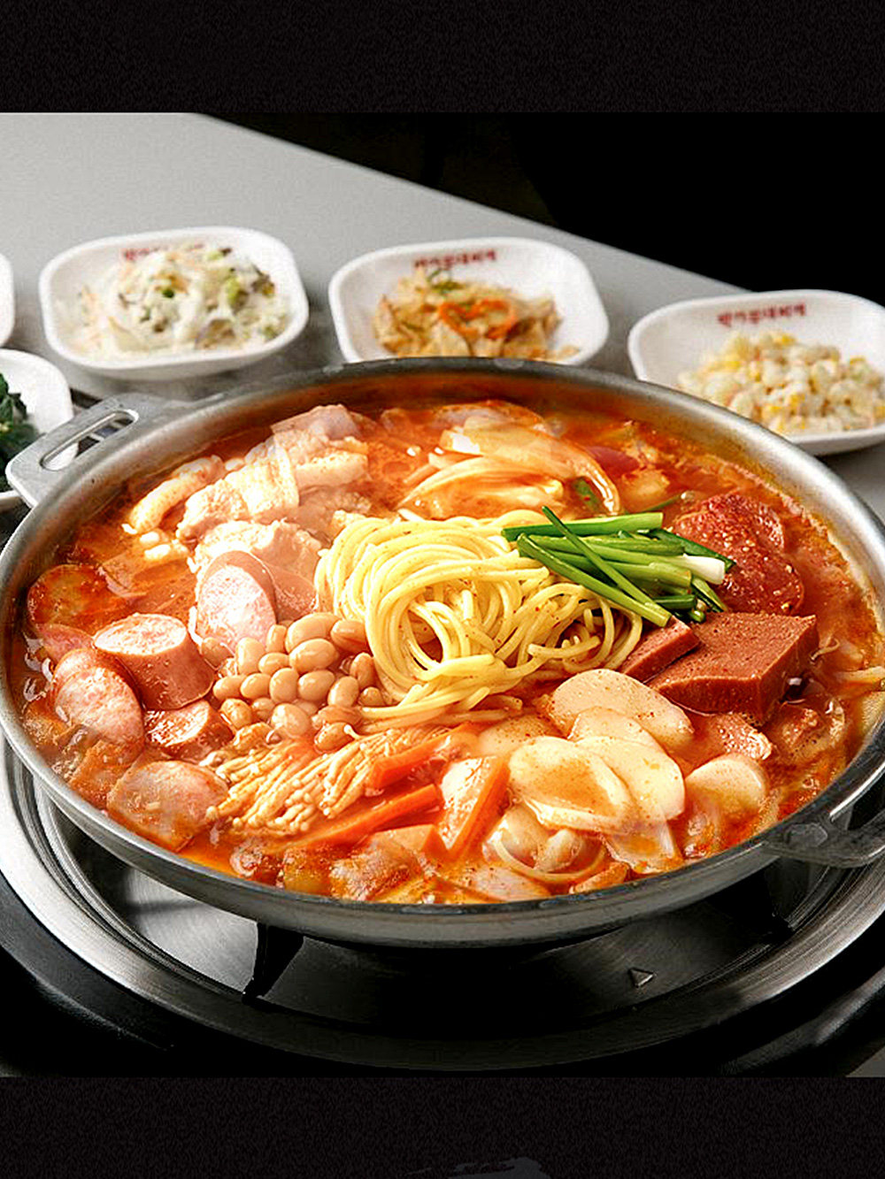 韩式部队火锅食材芝士年糕组合套餐韩国部材料自热火锅